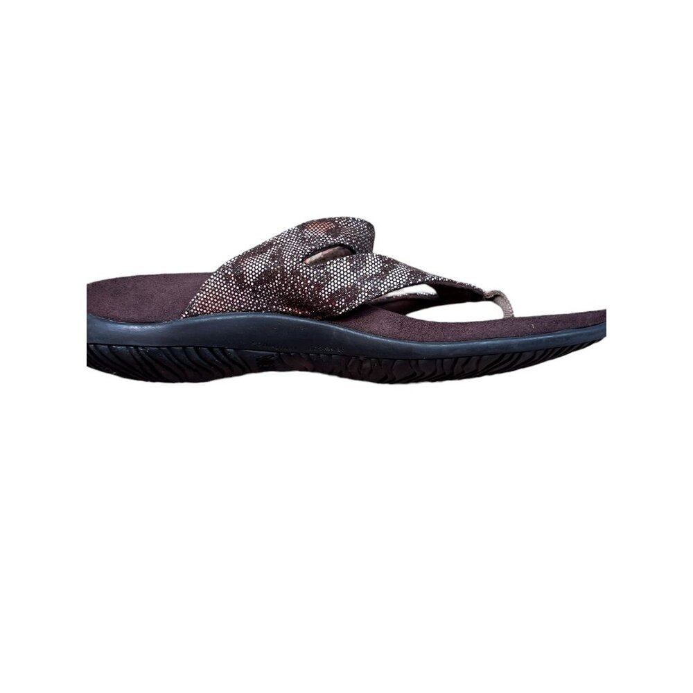 Vionic Rest Cocoa Bronze Snake Sandals Women's Si… - image 2